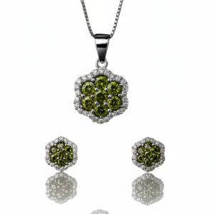 Peridot Bloom Necklace
