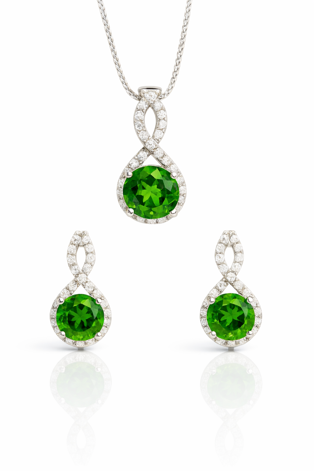 Emerald Dewdrop Sterling